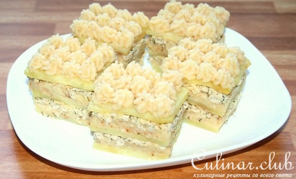 "Пирожные" из картофеля