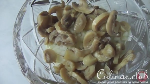 Лаваш с грибами и сыром