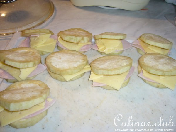 Баклкжанно-кабачковое кордон-блю (Cordon Bleu)