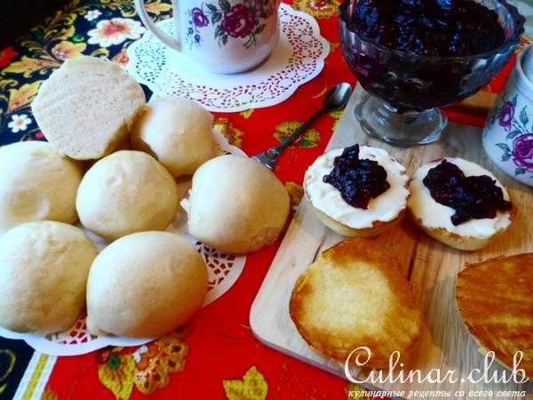 Булочки на пару с льняной мукой для завтрака.