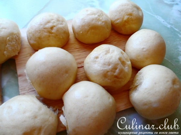 Булочки на пару с льняной мукой для завтрака.