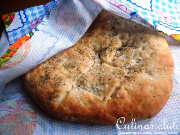 Чесночная лепёшка