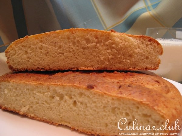 Пикантный белый хлебушек с сыром