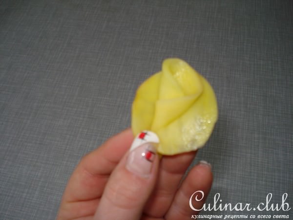 Роза из картофеля (вариант)
