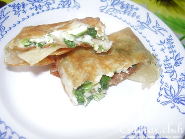 лаваш с зеленью