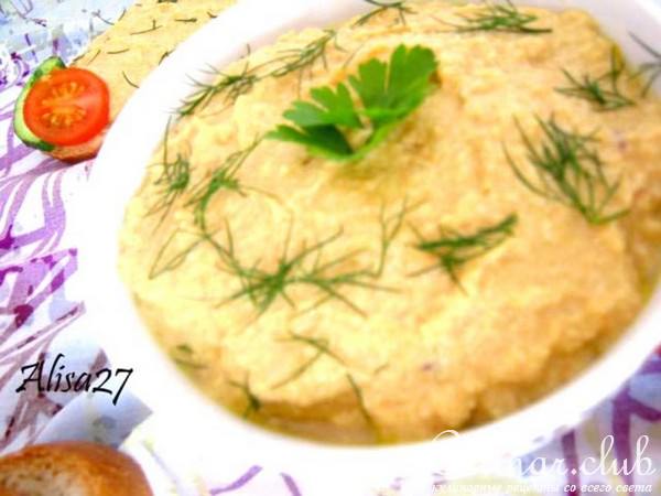 Паштет из куриной грудки(на завтрак)