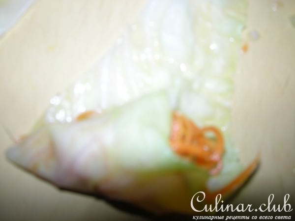 Голубцы с морковью по корейски