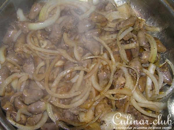 острая закуска из куриных сердечек