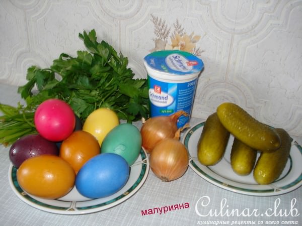 Паштет "Яично-огуречный"