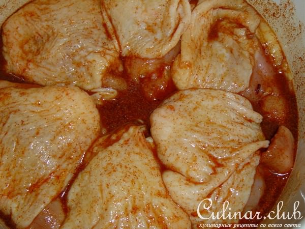 Цыпленок в кунжуте