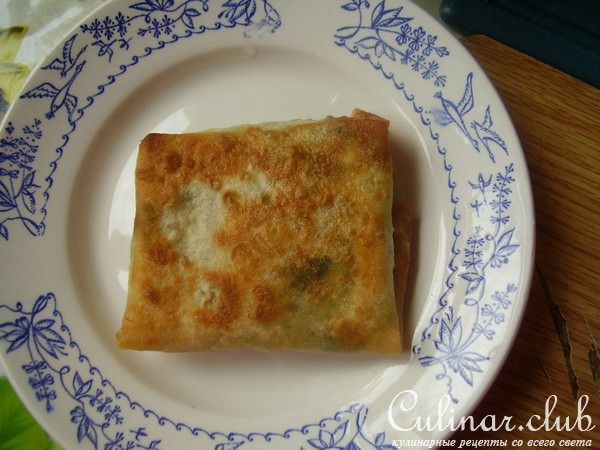лаваш с зеленью