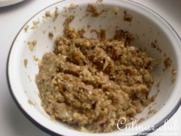 Вариант начинки для рулета из лаваша.