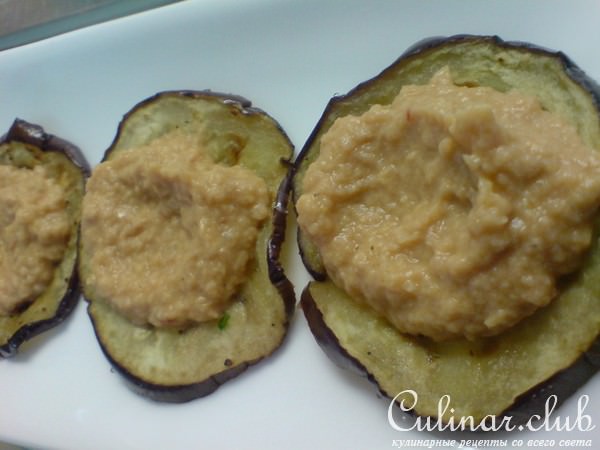 Закуска из баклажанов и тунца