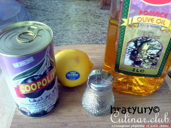 Паста из маслин бутербродная