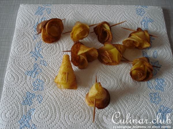 Роза из картофеля (вариант)