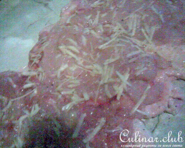 Пикантный куриный рулет