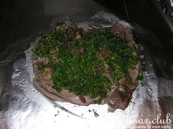Рулет из свинной рульки