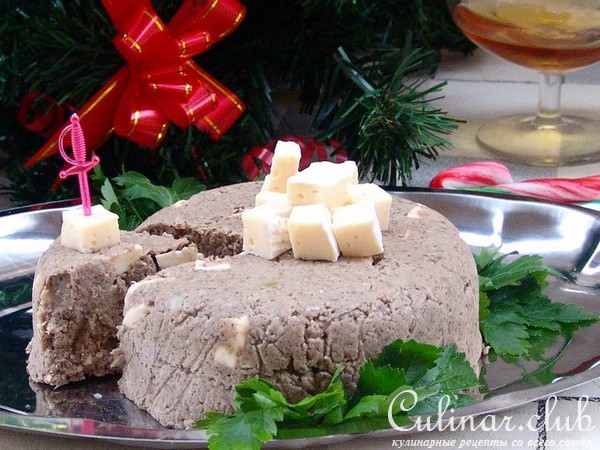 Мясной паштет с грибами и Бри (скажем нет колбасе)