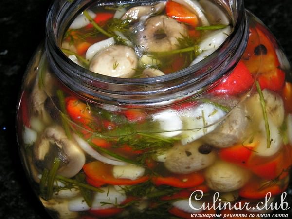 Маринованные шампиньоны быстрого приготовления