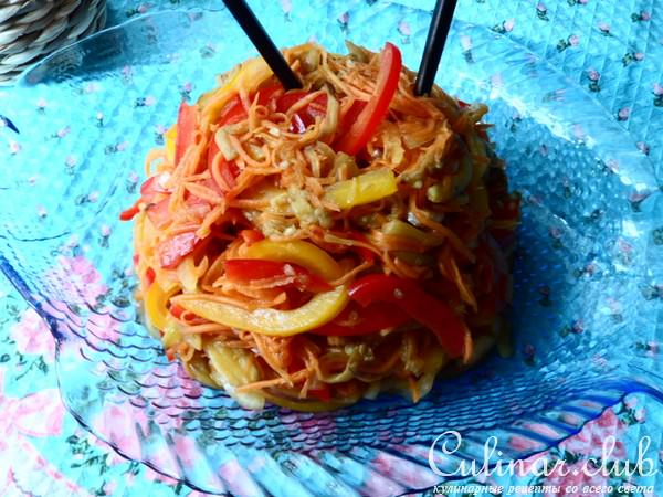 Овощная холодная закуска.