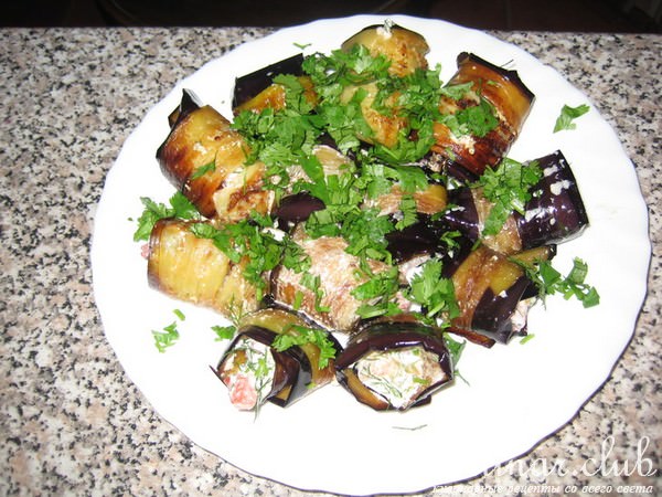 Синенькие с начинкой(может быть и вариант)