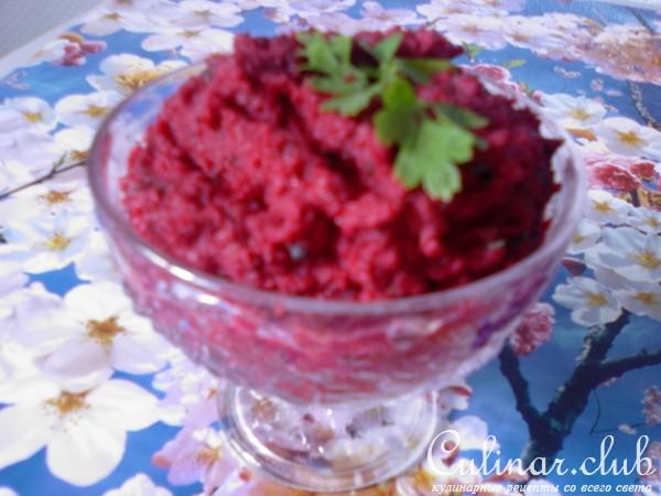 Свекольная икра.