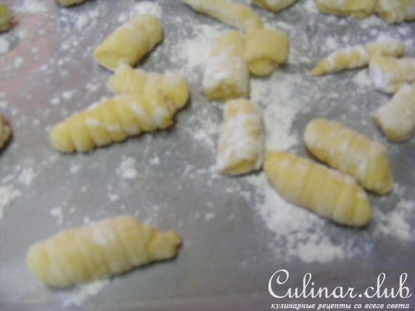 Ньекки (картофельные рулетики) Gnocchi