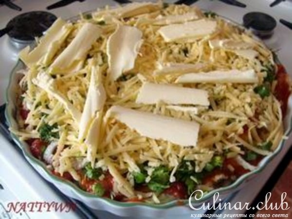 Аппетитная овощная мусака под сырной корочкой
