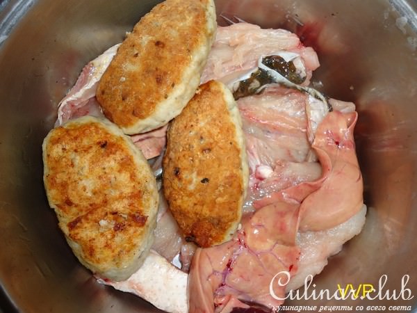 Зразы из щуки с подосиновиками