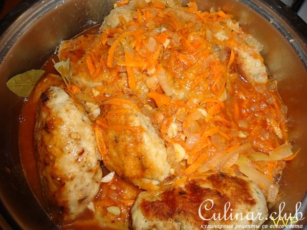 Зразы из щуки с подосиновиками