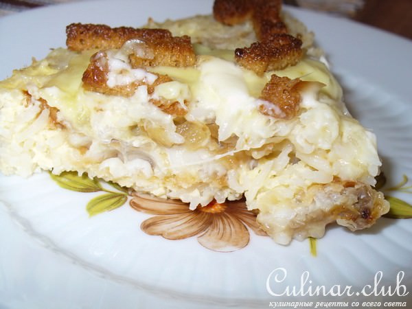Рыба в рисовой шубке