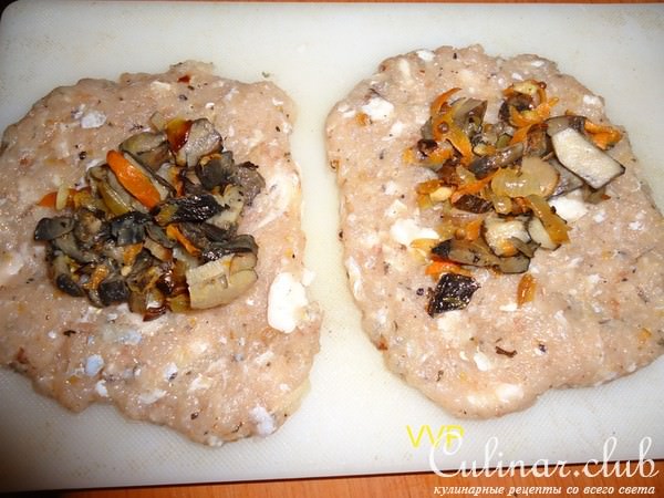 Зразы из щуки с подосиновиками
