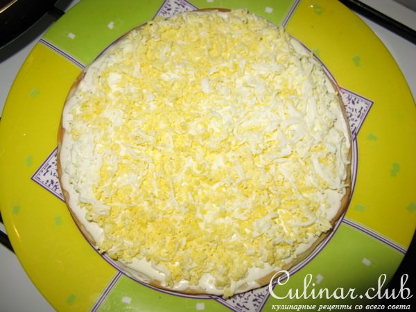Блинный закусочный торт