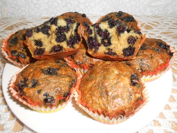Маффины с черникой