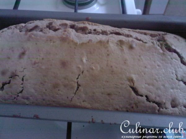 Кекс с домашним мороженым и шоколадом