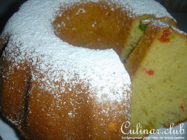 Кекс на соке да с цукатами
