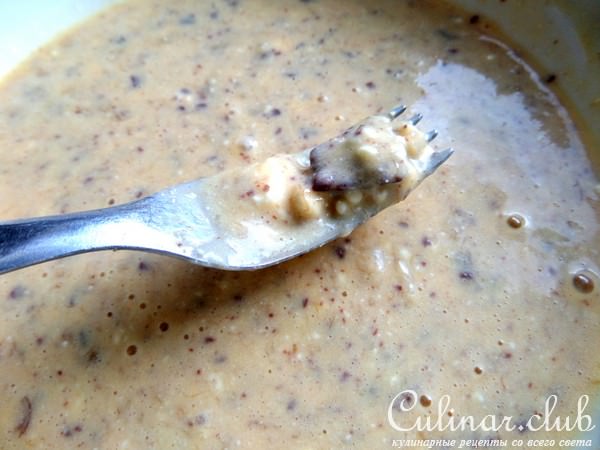 Кексы-маннички с бананом и сырочками