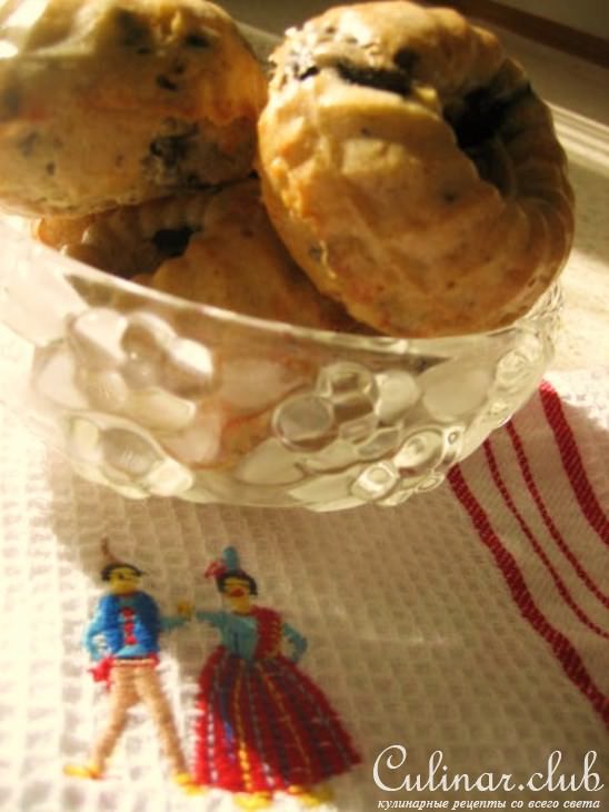 Маффины с грибами