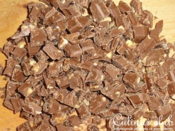 Маффины с малиновым кремом и шоколадом