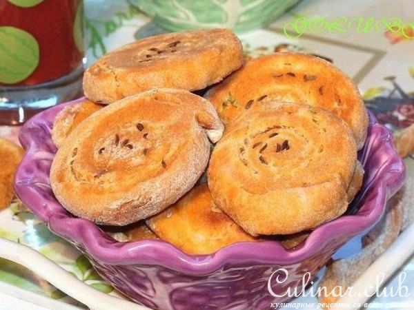 Закусочные пышки на томатном соке
