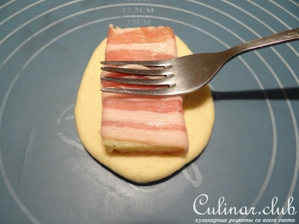 Булочки с картофелем и беконом