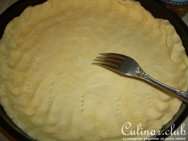 Сырный пирог с маслинами