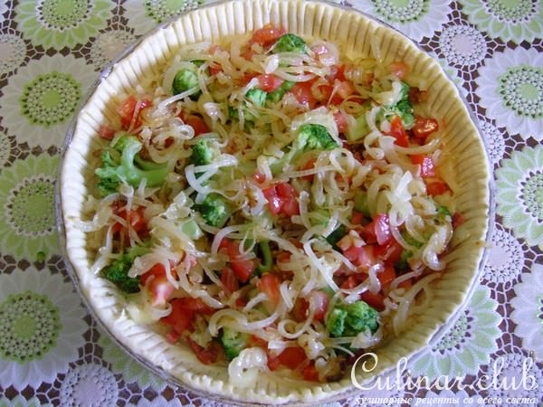 Сливочный пирог с брокколи