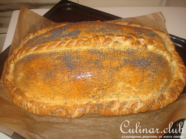 кулебяка с четырьмя начинками