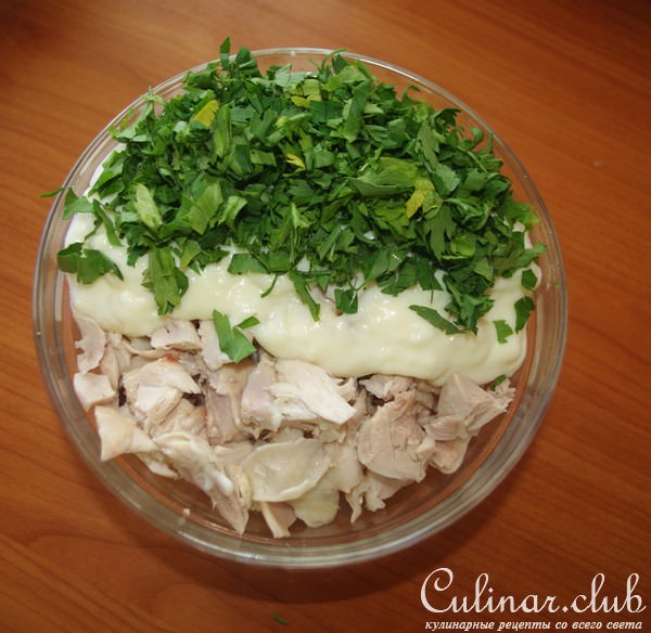 Пирог с клюквой и курицей