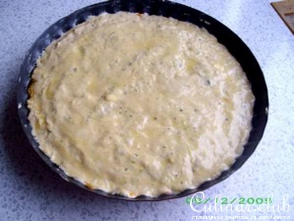 Пирог с палтусом (мой вариант)