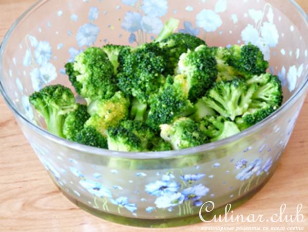 Киш с брокколи и сыром Фета