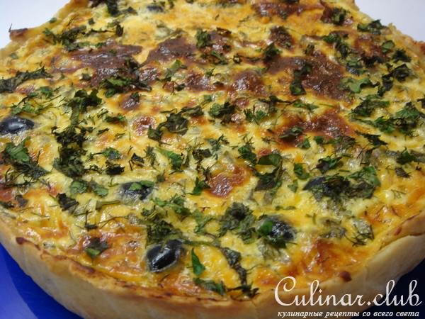 Пирог с баклажанами (сочный и вкусный:))