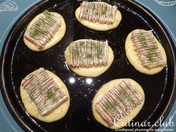 Булочки с картофелем и беконом