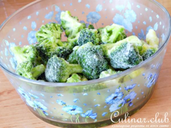 Киш с брокколи и сыром Фета